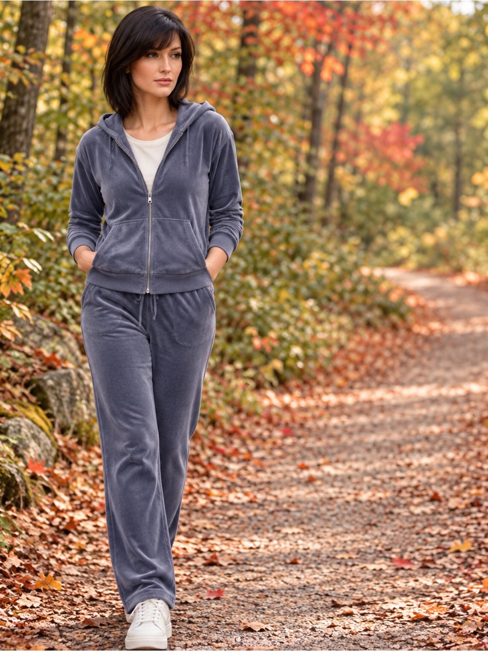 NWOT VELOUR LEISURE, CRUISE WEAR, LOUNGING, FITNESS 2 PIECE